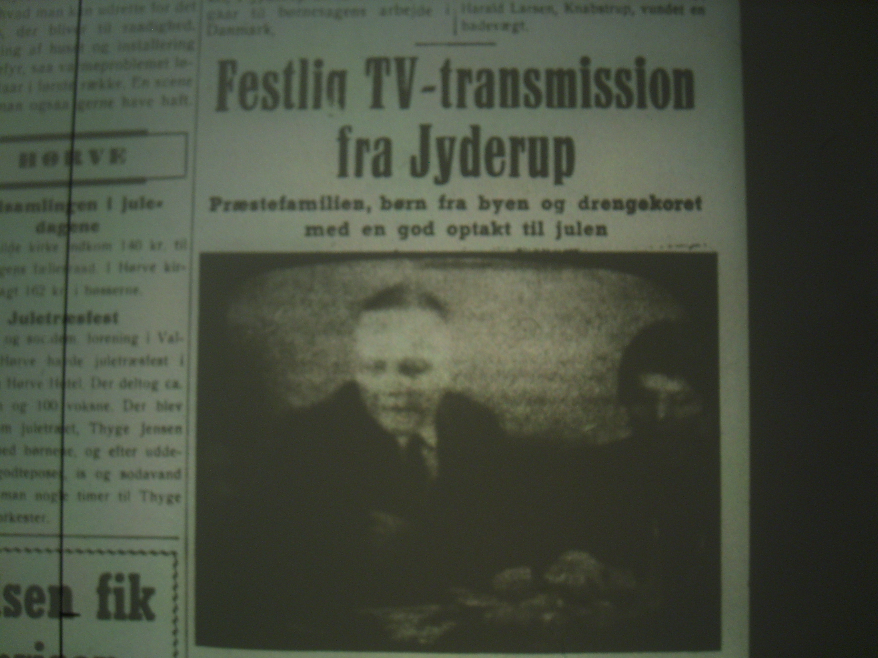 TV transmission fra Jyderup præstegård